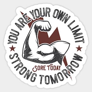 You Are Your Own Limit Sticker